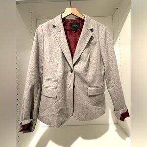 Banana Republic Wool Blazer with Contrasting Lining